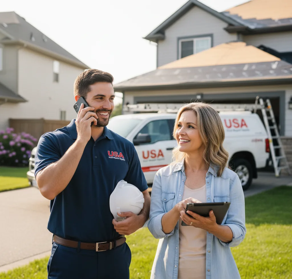 USA Roof Repair Experts customer support in Barnardsville
